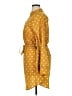 Blush 100% Polyester Polka Dots Yellow Casual Dress Size XL - photo 5