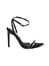 Good American Black Sandals Size 7 - photo 1