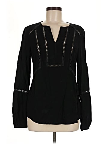 Ecru Long Sleeve Blouse (view 1)