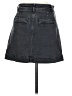 Madewell Solid Gray Denim Skirt Size 4 - photo 2