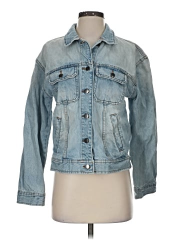 Something Navy Denim Jacket (view 1)