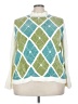 Alfred Dunner 100% Acrylic Argyle Green Pullover Sweater Size 3X - photo 1
