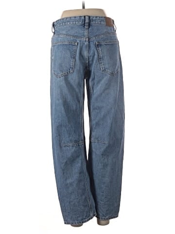 Madewell The Darted Barrel-Leg Jean in Dobbins Wash (view 2)
