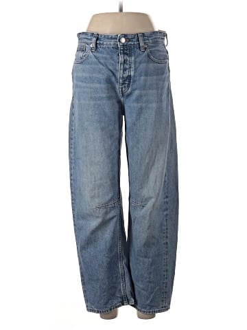 Madewell The Darted Barrel-Leg Jean in Dobbins Wash (view 1)