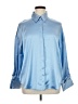 Zara Blue Long Sleeve Blouse Size XL - photo 1