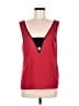 Socialite 100% Polyester Red Sleeveless Top Size M - photo 1