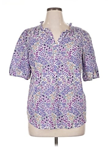 Talbots Short Sleeve Blouse (view 1)