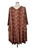 Assorted Brands Paisley Brown Casual Dress Size 3X - photo 1