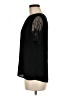 Papermoon 100% Polyester Black Short Sleeve Top Size M - photo 5