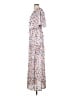 Hayden 100% Polyester Floral Ivory Pink Casual Dress Size S - photo 5