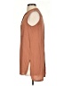Theory 100% Silk Solid Tan Brown Sleeveless Silk Top Size S - photo 5