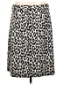 Talbots Animal Print Silver Casual Skirt Size 12 - photo 2