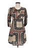 Assorted Brands 100% Rayon Print Brown Casual Dress Size M (estimated) - photo 1