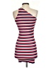 Zara Stripes Red Casual Dress Size S - photo 2