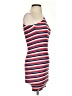 Zara Stripes Red Casual Dress Size S - photo 4