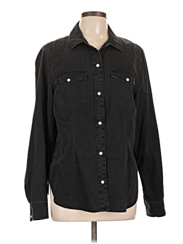 Gap Long Sleeve Button-Down Shirt (view 1)