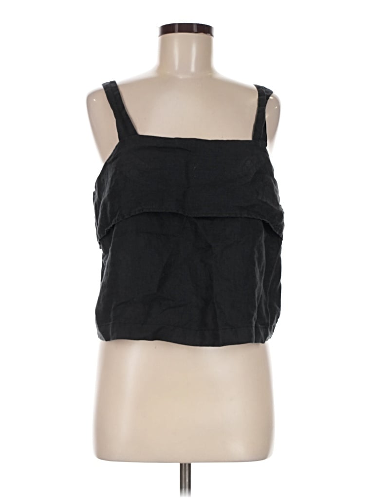 Pre-owned Banana Republic Sleeveless Blouse In Black
