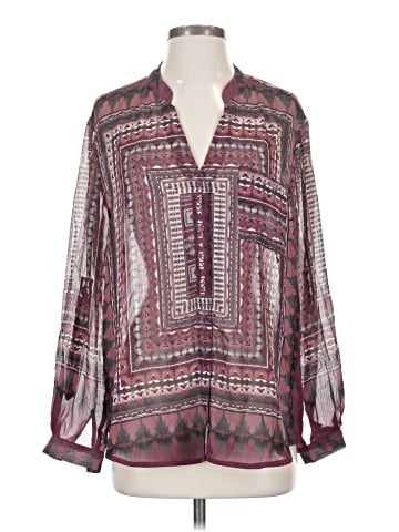 Staring at Stars Long Sleeve Blouse (view 1)