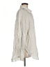 Zara Stripes Ivory Long Sleeve Button-Down Shirt Size M - photo 4