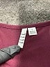 Elle Burgundy Short Sleeve Top Size S - photo 7