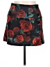 Current Mood Floral Black Casual Skirt Size L - photo 1