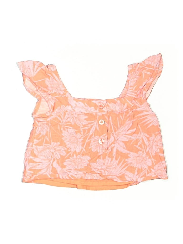 Pre-owned Btween Kids' Sleeveless Blouse In Orange