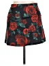 Current Mood Floral Black Casual Skirt Size L - photo 2
