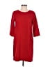 Gap Solid Red Casual Dress Size 6 - photo 1
