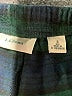 L.L.Bean 100% Cotton Plaid Green Casual Pants Size S - photo 7
