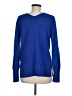Halogen 100% Cashmere Solid Blue Cashmere Pullover Sweater Size M - photo 2