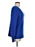 Halogen 100% Cashmere Solid Blue Cashmere Pullover Sweater Size M - photo 4