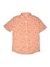 Southern Tide Paisley Orange Short Sleeve Button-Down Shirt Size 12 - 14 - photo 1