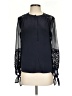 Rebecca Taylor Black Long Sleeve Blouse Size 2 - photo 1