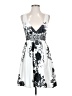 Forever 21 100% Polyester Graphic White Cocktail Dress Size S - photo 1