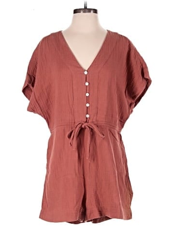 Madewell Lightestspun Cover-Up Drawstring Romper (view 1)