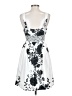Forever 21 100% Polyester Graphic White Cocktail Dress Size S - photo 2