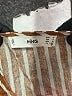 MNG Stripes Orange Casual Dress Size 6 - photo 7