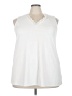 Lane Bryant Ivory Sleeveless Blouse Size 22 - 24 Plus - photo 1