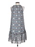 Max Studio 100% Polyester Paisley Blue Casual Dress Size XS - photo 2