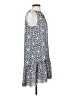 Max Studio 100% Polyester Paisley Blue Casual Dress Size XS - photo 4