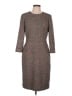 J.Crew Tweed Marled Multi Color Gray Casual Dress Size 10 - photo 1