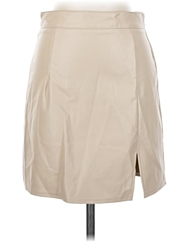 Shein Faux Leather Skirt (view 1)