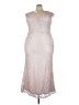 Soieblu 100% Polyester Silver Cocktail Dress Size 3X - photo 1