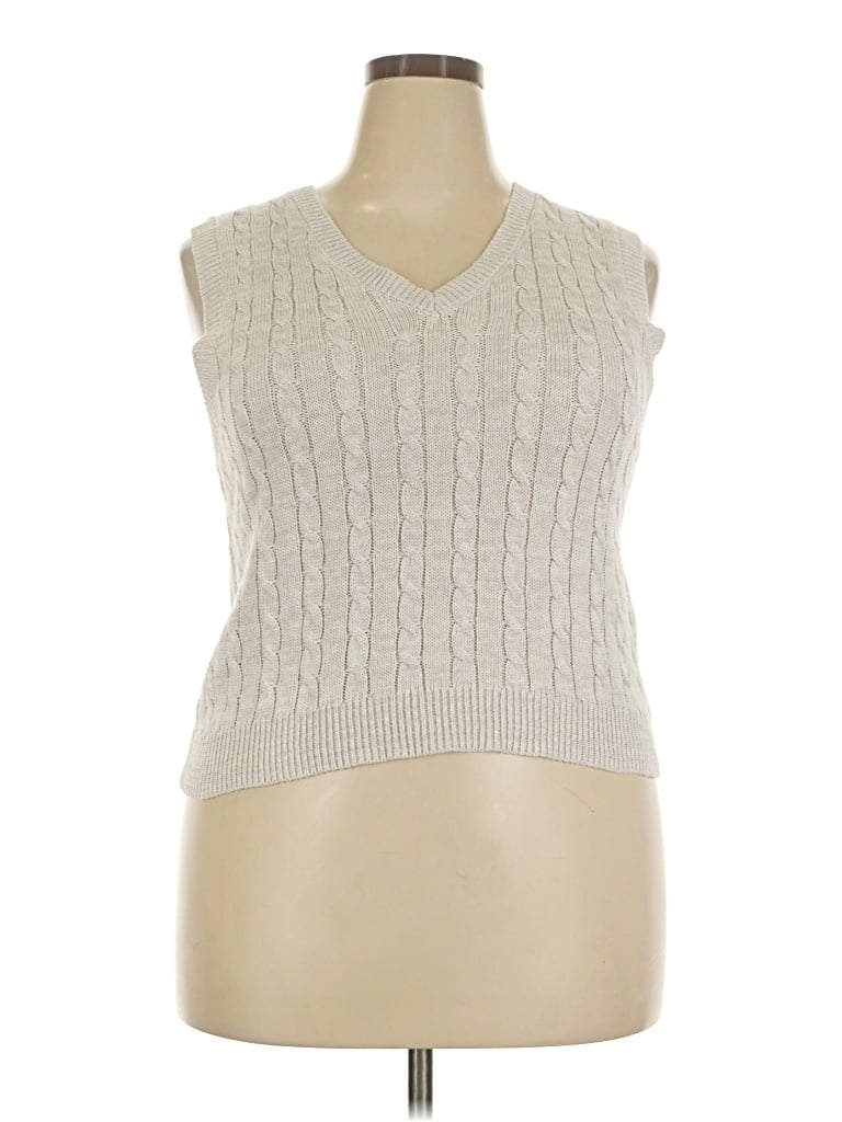 Pre-owned Wild Fable Sweater Vest In Ivory