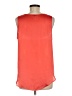 Milano 100% Polyester Orange Sleeveless Blouse Size M - photo 2
