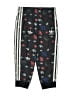 Adidas 100% Polyester Graphic Black Track Pants Size 18-24 mo - photo 1