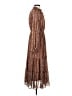 In Loom 100% Polyester Brown Casual Dress Size S - photo 4