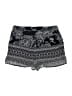 Patrons of Peace 100% Polyester Paisley Black Shorts Size L - photo 2