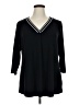 Alfani Black 3/4 Sleeve Top Size XL - photo 1