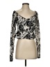 Free People Ivory Silver Long Sleeve Top Size XS - photo 1
